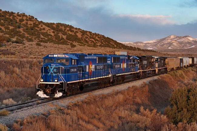 COLORADO PACIFIC RAILROAD TRAIN